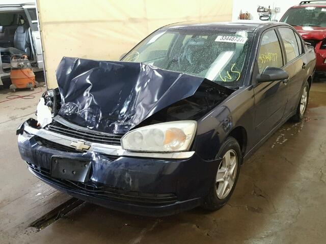 1G1ZT528X5F339392 - 2005 CHEVROLET MALIBU LS ლურჯი ფოტო 2
