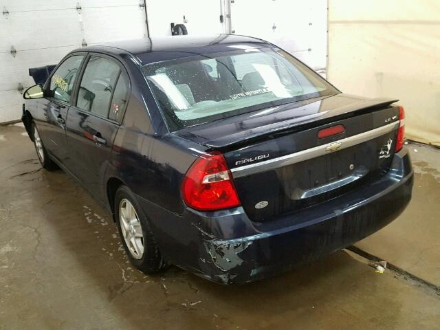 1G1ZT528X5F339392 - 2005 CHEVROLET MALIBU LS ლურჯი ფოტო 3