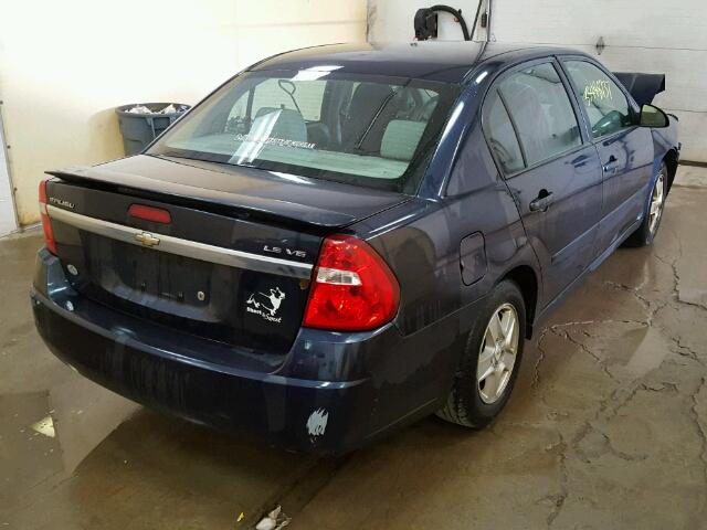 1G1ZT528X5F339392 - 2005 CHEVROLET MALIBU LS ლურჯი ფოტო 4