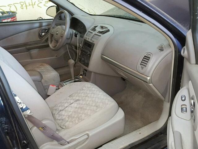 1G1ZT528X5F339392 - 2005 CHEVROLET MALIBU LS ლურჯი ფოტო 5