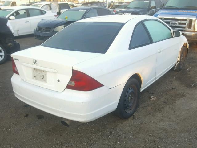 1HGEM21961L124438 - 2001 HONDA CIVIC SI WHITE photo 4