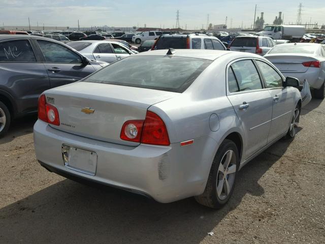 1G1ZC5E00CF334138 - 2012 CHEVROLET MALIBU 1LT 银色 照片 4