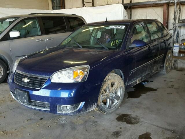 1G1ZU63836F249620 - 2006 CHEVROLET MALIBU MAX BLUE photo 2