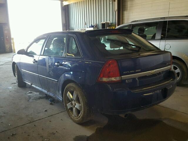 1G1ZU63836F249620 - 2006 CHEVROLET MALIBU MAX BLUE photo 3