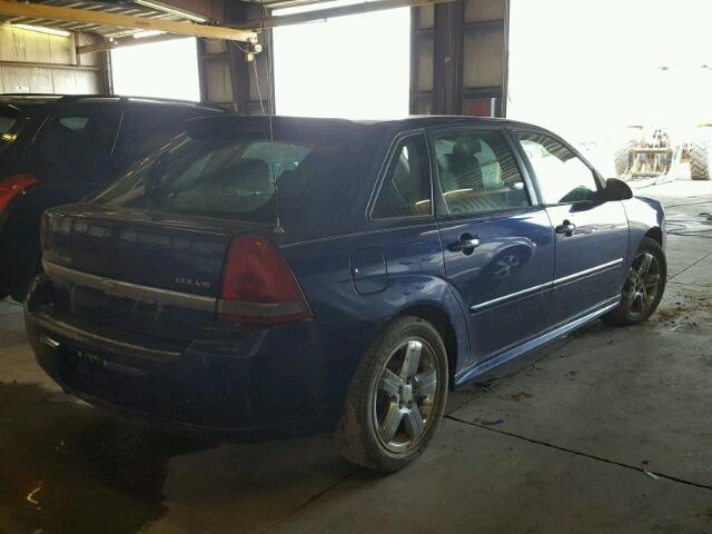 1G1ZU63836F249620 - 2006 CHEVROLET MALIBU MAX BLUE photo 4