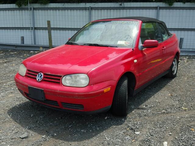 3VWDC21V0YM806859 - 2000 VOLKSWAGEN CABRIO GLS RED photo 2