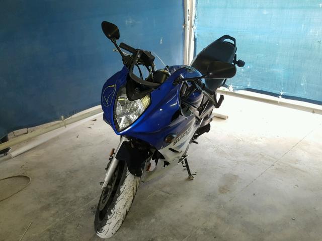 VTTGM51A172103267 - 2007 SUZUKI GS500 BLUE photo 2