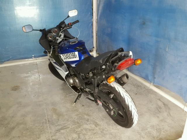 VTTGM51A172103267 - 2007 SUZUKI GS500 BLUE photo 3