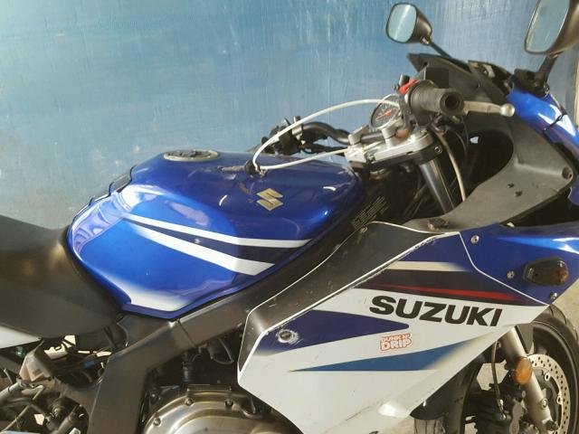 VTTGM51A172103267 - 2007 SUZUKI GS500 BLUE photo 5