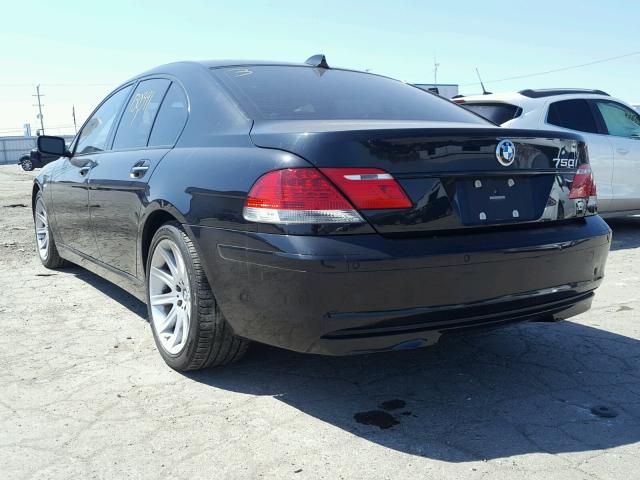 WBAHL83596DT00621 - 2006 BMW 750 I BLACK photo 3