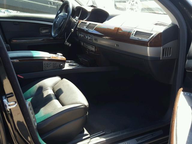 WBAHL83596DT00621 - 2006 BMW 750 I BLACK photo 5