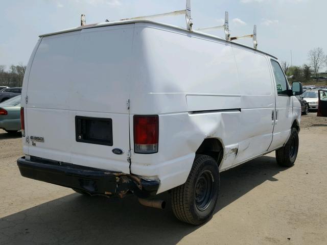 1FTSE34L97DA36885 - 2007 FORD ECONOLINE WHITE photo 4