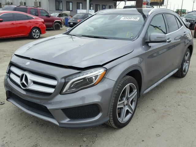 WDCTG4EB7GJ228697 - 2016 MERCEDES-BENZ GLA 250 GRAY photo 2