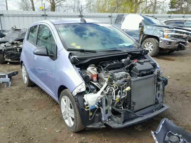 KL8CB6S95FC754520 - 2015 CHEVROLET SPARK LS SILVER photo 1