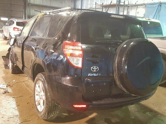 JTMBF4DV8C5053220 - 2012 TOYOTA RAV4 BLACK photo 3