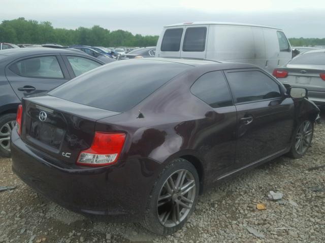 JTKJF5C78C3032974 - 2012 TOYOTA SCION TC 栗色 照片 4