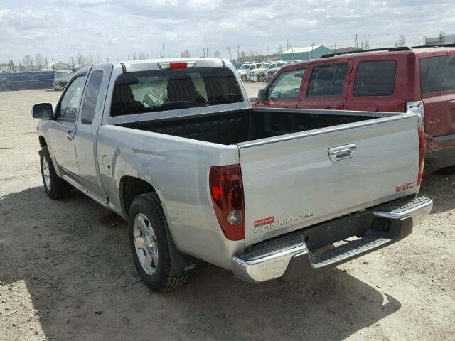 1GTE5NF98C8115526 - 2012 GMC CANYON SLT SILVER photo 3