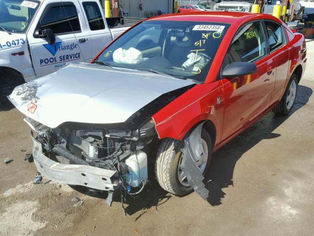 1G8AN12F94Z156935 - 2004 SATURN ION LEVEL წითელი ფოტო 2