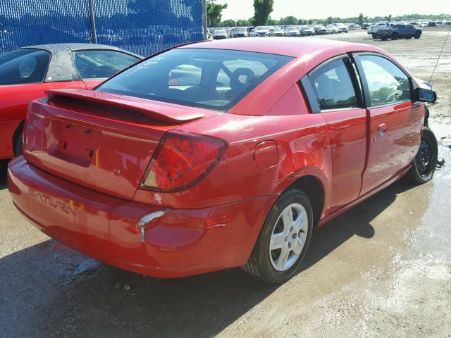 1G8AN12F94Z156935 - 2004 SATURN ION LEVEL წითელი ფოტო 4