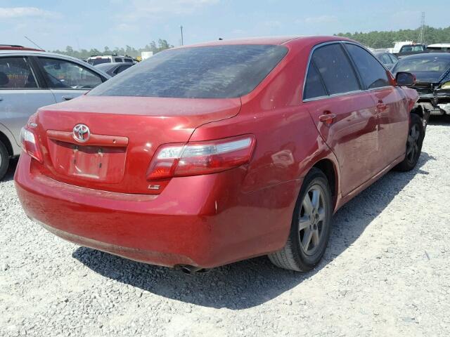 JTNBE46K073059340 - 2007 TOYOTA CAMRY NEW RED photo 4