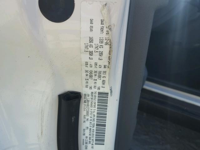 1J8HH48K27C588803 - 2007 JEEP COMMANDER თეთრი ფოტო 10