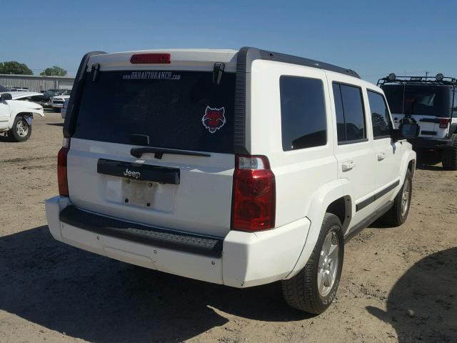 1J8HH48K27C588803 - 2007 JEEP COMMANDER თეთრი ფოტო 4
