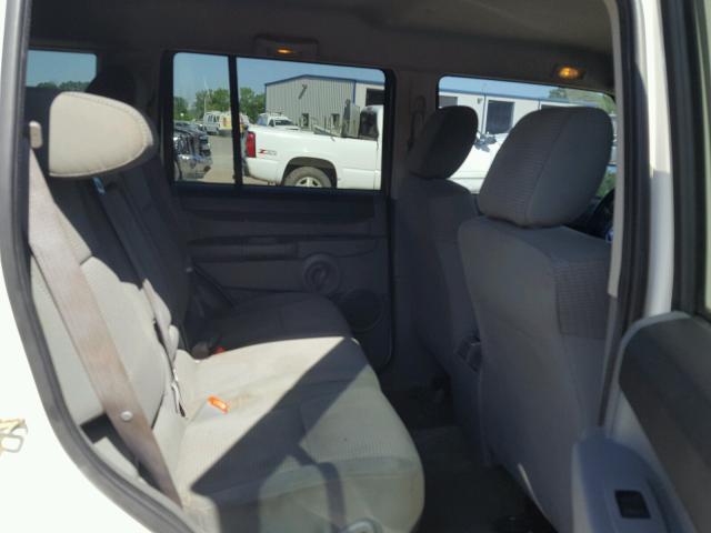 1J8HH48K27C588803 - 2007 JEEP COMMANDER თეთრი ფოტო 6