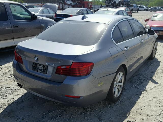 WBA5A7C57ED617556 - 2014 BMW 528 XI GRAY photo 4