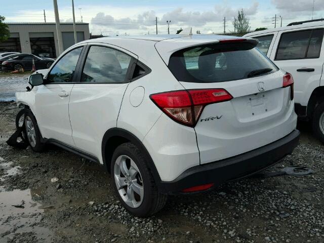 3CZRU5H37GM747801 - 2016 HONDA HR-V LX WHITE photo 3