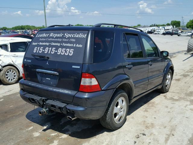 4JGAB75E72A299510 - 2002 MERCEDES-BENZ ML 500 GRAY photo 4