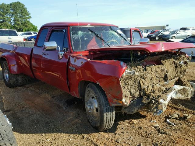 3B7KE23C7PM144230 - 1993 DODGE D-SERIES D RED photo 1