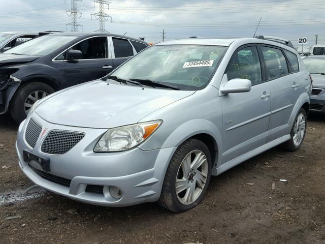 5Y2SL65836Z419434 - 2006 PONTIAC VIBE SILVER photo 2