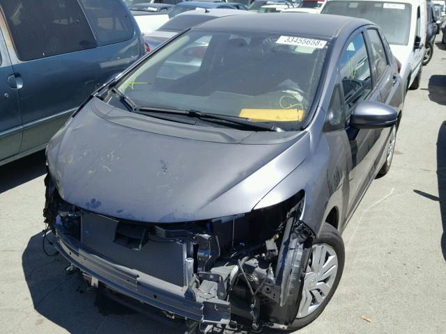 JHMGK5H58GX041109 - 2016 HONDA FIT LX Gris photo 2