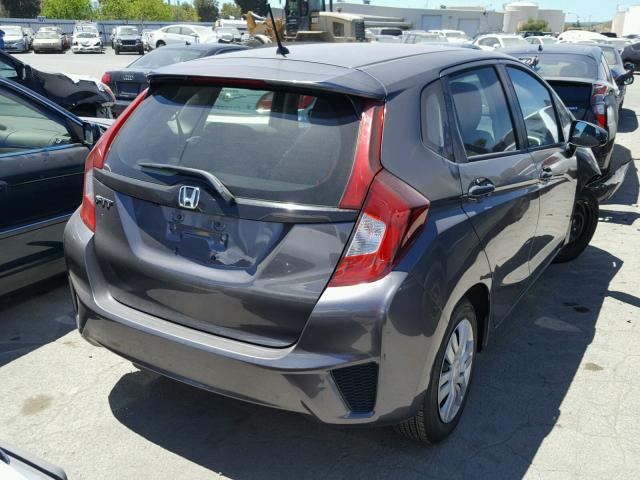 JHMGK5H58GX041109 - 2016 HONDA FIT LX Gris photo 4