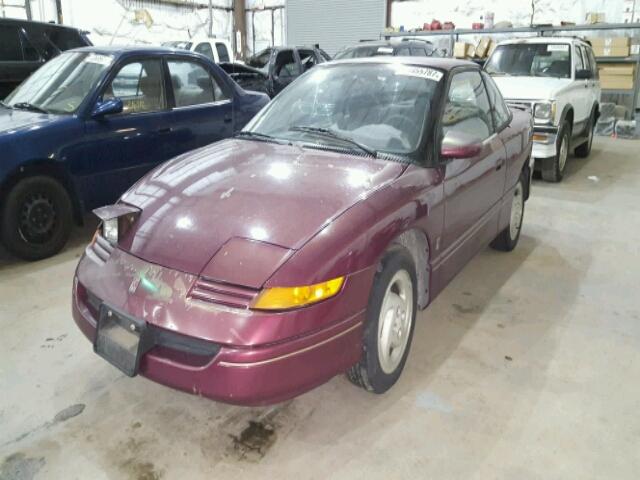 1G8ZH1576RZ195407 - 1994 SATURN SC2 MAROON photo 2