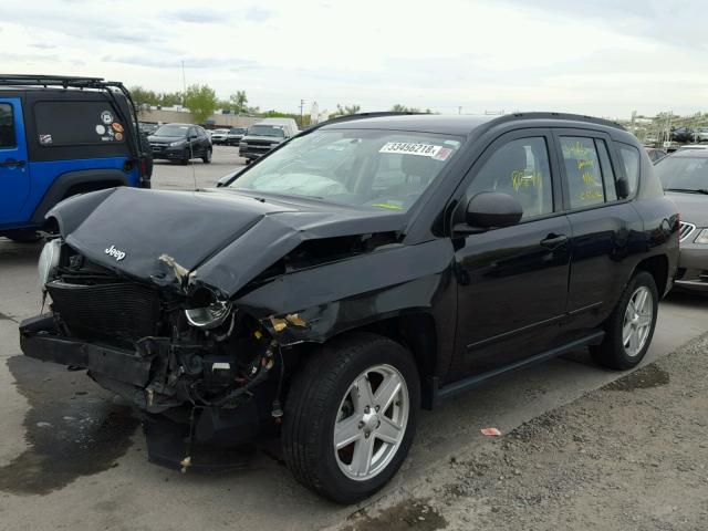 1J4NT4FB3AD553517 - 2010 JEEP COMPASS SP BLACK photo 2