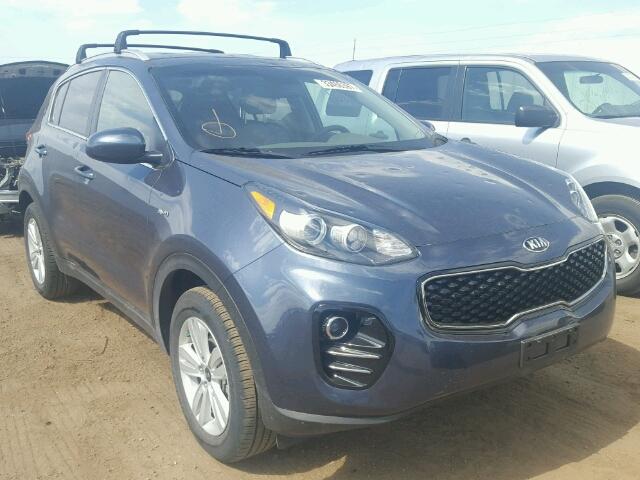 KNDPMCAC7H7100287 - 2017 KIA SPORTAGE L BLUE photo 1