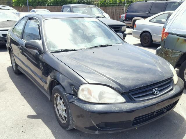 1HGEJ7228YL109277 - 2000 HONDA CIVIC HX BLACK photo 1