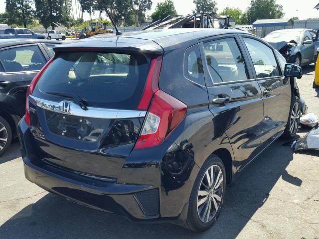 JHMGK5H75GS009992 - 2016 HONDA FIT EX BLACK photo 4