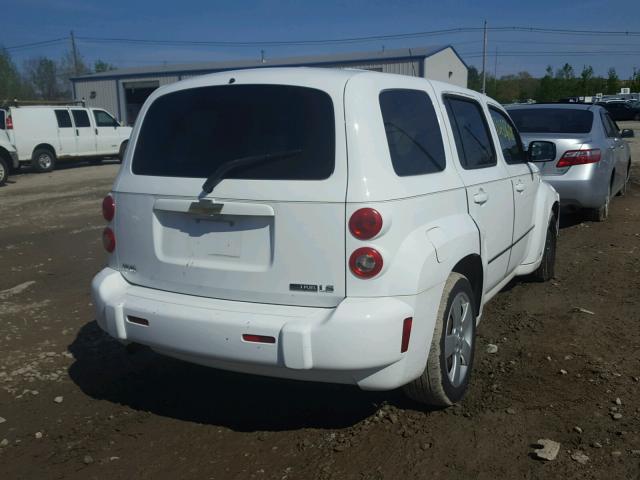 3GNCA13B69S626002 - 2009 CHEVROLET HHR LS WHITE photo 4