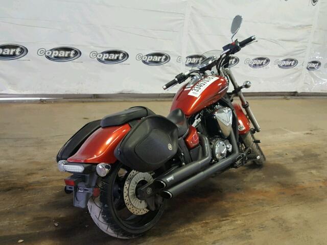 JYAVP33E4BA001705 - 2011 YAMAHA XVS1300 CU RED photo 4