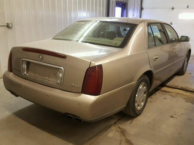 1G6KE57Y7YU275648 - 2000 CADILLAC DEVILLE DH TAN photo 4