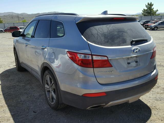 KM8SRDHF2EU068634 - 2014 HYUNDAI SANTA FE L GRAY photo 3