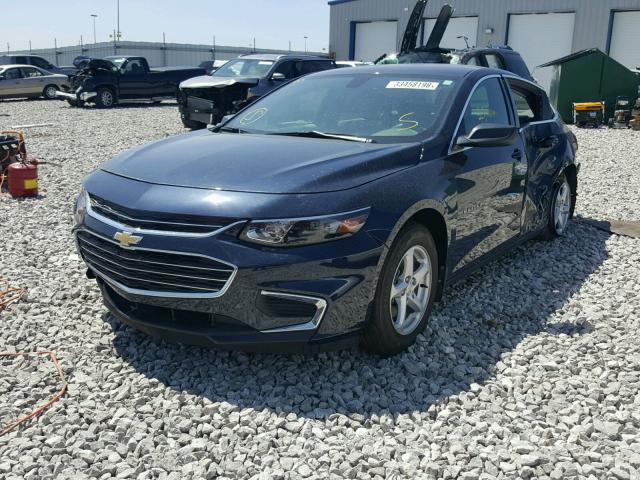 1G1ZB5ST9HF211091 - 2017 CHEVROLET MALIBU LS ლურჯი ფოტო 2