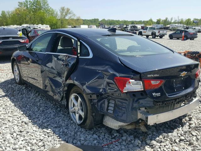 1G1ZB5ST9HF211091 - 2017 CHEVROLET MALIBU LS ლურჯი ფოტო 3