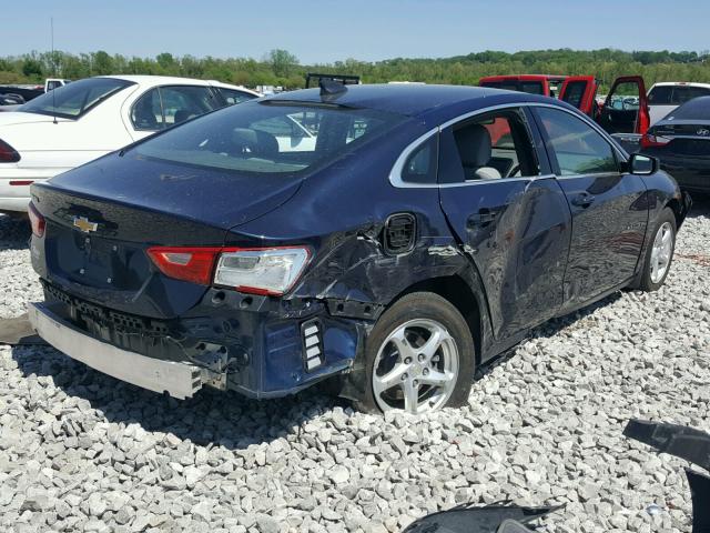 1G1ZB5ST9HF211091 - 2017 CHEVROLET MALIBU LS ლურჯი ფოტო 4