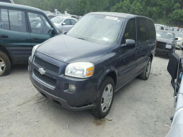 1GNDV23W68D131962 - 2008 CHEVROLET UPLANDER L BLUE photo 2