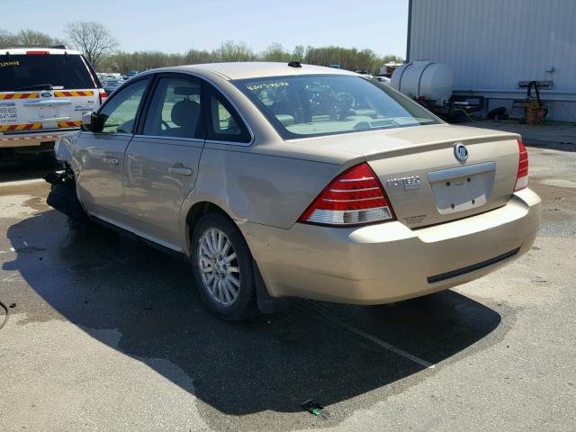 1MEHM42127G615413 - 2007 MERCURY MONTEGO PR 金色 照片 3