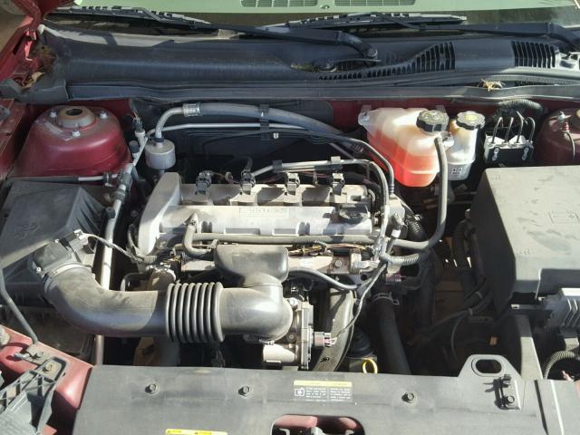 1G1ZS58F97F237769 - 2007 CHEVROLET MALIBU LS წითელი ფოტო 7