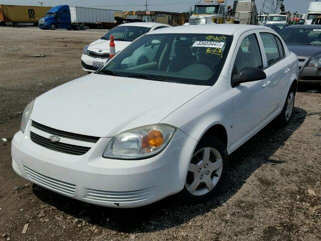 1G1AK55F367689744 - 2006 CHEVROLET COBALT LS WHITE photo 2